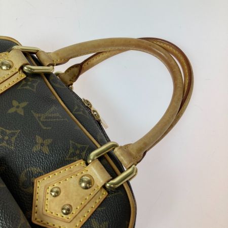  LOUIS VUITTON ルイヴィトン モノグラム マンハッタンPM ハンドバッグ M40026 ブラウン