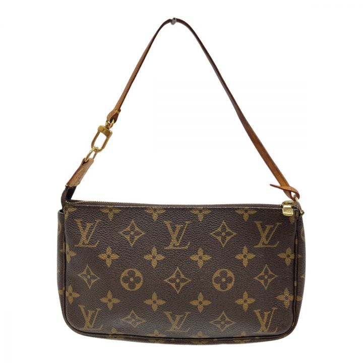 LOUIS VUITTON ルイヴィトン モノグラム ポシェット アクセソワール アクセサリーポーチ M51980  ブラウン｜中古｜なんでもリサイクルビッグバン