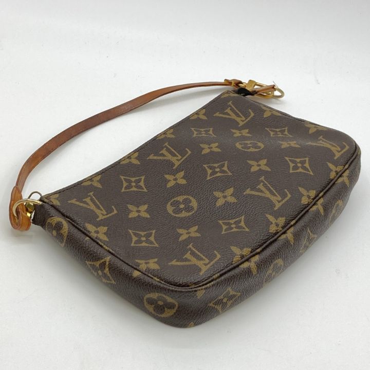 LOUIS VUITTON ルイヴィトン モノグラム ポシェット アクセソワール アクセサリーポーチ M51980  ブラウン｜中古｜なんでもリサイクルビッグバン