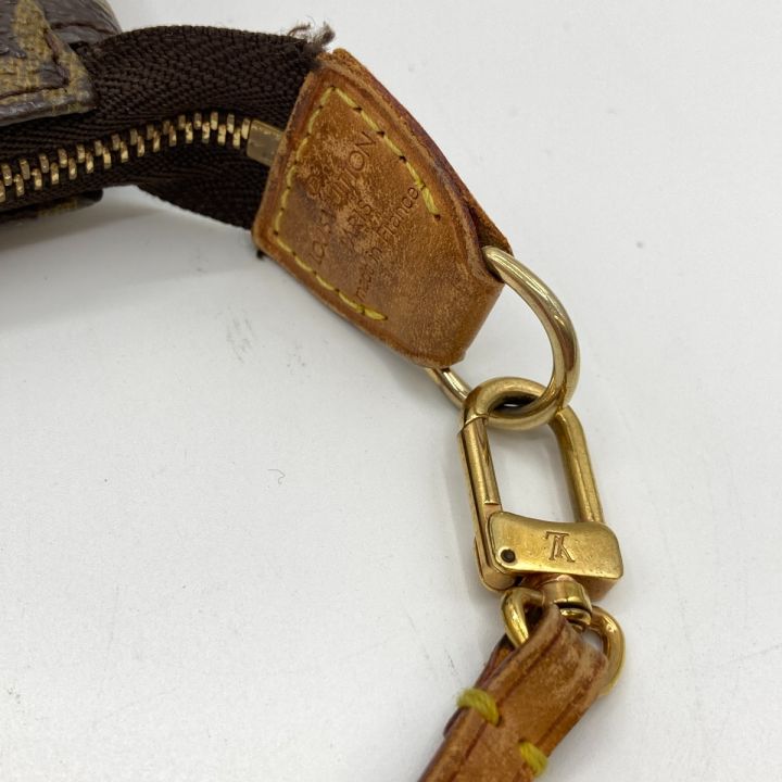 LOUIS VUITTON ルイヴィトン モノグラム ポシェット アクセソワール アクセサリーポーチ M51980  ブラウン｜中古｜なんでもリサイクルビッグバン