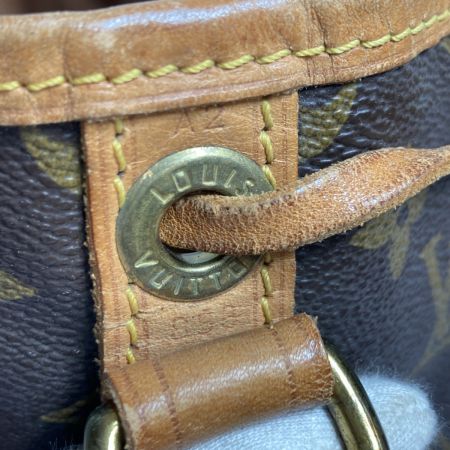  LOUIS VUITTON ルイヴィトン モノグラム ノエ ショルダーバッグ M42224 ブラウン