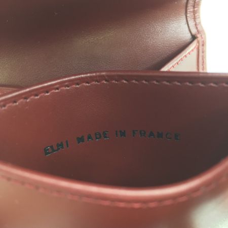  Cartier カルティエ  マストライン 小銭入れ レザー コインケース ボルドー×ゴールド  箱  L3000464 ボルドー 中古品 箱付