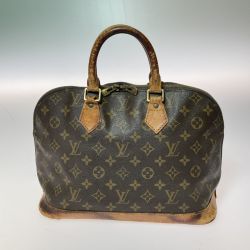 ◎◎ LOUIS VUITTON ルイヴィトン モノグラム アルマ ハンドバッグ M51130 ブラウン Dランク