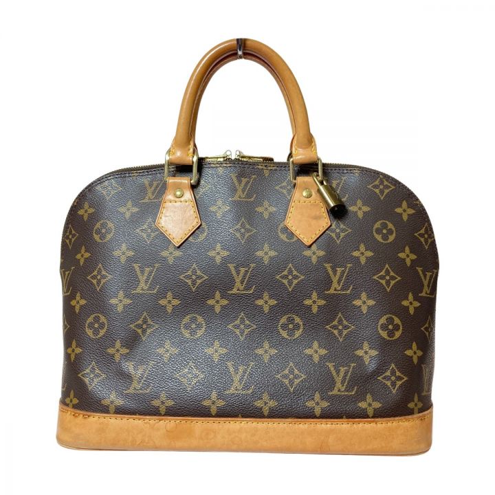 LOUIS VUITTON ルイヴィトン モノグラム アルマ ハンドバッグ パドロック(鍵なし) M51130  ブラウン｜中古｜なんでもリサイクルビッグバン