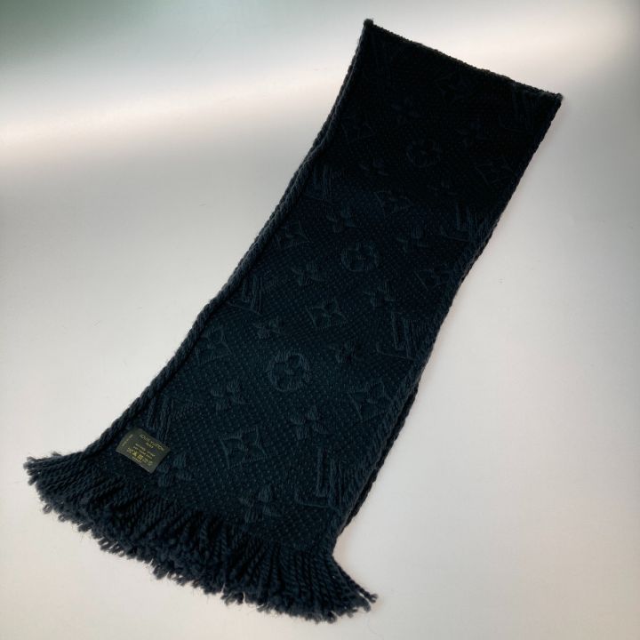 LOUIS VUITTON ルイヴィトン エシャルプ ロゴマニア マフラー モノグラム柄 アントラシット M72431  ブラック｜中古｜なんでもリサイクルビッグバン