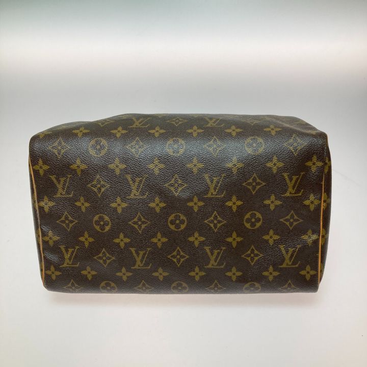 LOUIS VUITTON ルイヴィトン モノグラム スピーディ30 ボストンバッグ 鍵付 M41526 ブラウン｜中古｜なんでもリサイクルビッグバン