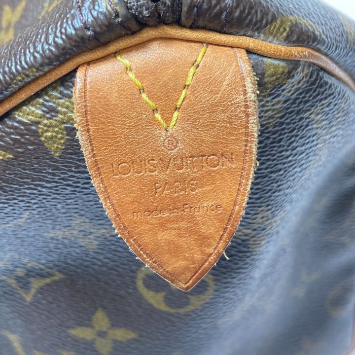 LOUIS VUITTON ルイヴィトン モノグラム スピーディ30 ボストンバッグ 鍵付 M41526 ブラウン｜中古｜なんでもリサイクルビッグバン