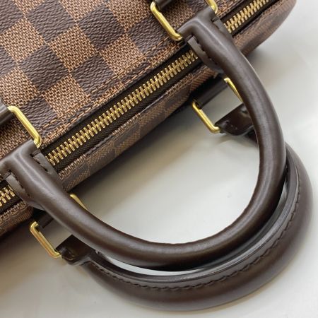  LOUIS VUITTON ルイヴィトン ダミエ エベヌ スピーディ・バンドリエール25 ハンドバッグ ストラップ付  N41368 ブラウン