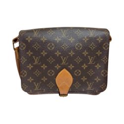 ◎◎ LOUIS VUITTON ルイヴィトン モノグラム カルトシエール ショルダーバッグ ショルダー破損有 M51252 ブラウン Cランク