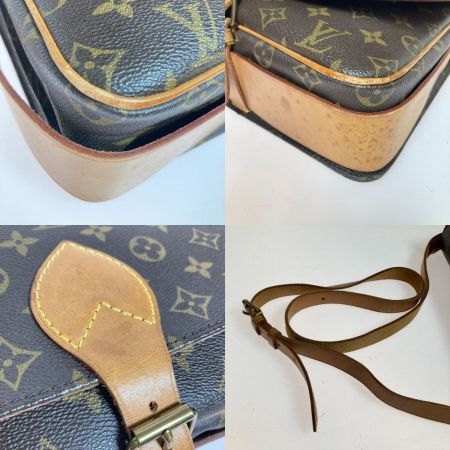  LOUIS VUITTON ルイヴィトン モノグラム カルトシエール ショルダーバッグ ショルダー破損有 M51252 ブラウン