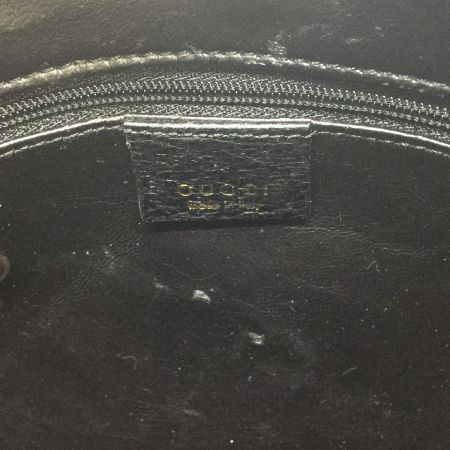  GUCCI グッチ ハンドバッグ GUCCI バンブー  3754 ブラック 内部ベタつき・ハガレ有
