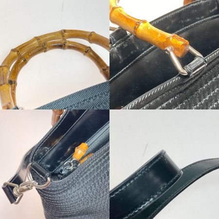  GUCCI グッチ ハンドバッグ トートバッグ 2WAYショルダーバッグ バッグ バンブー 002･1998･0441 ブラック