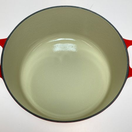  LE CREUSET ルクルーゼ ココットロンド 22cm 3.4L レッド