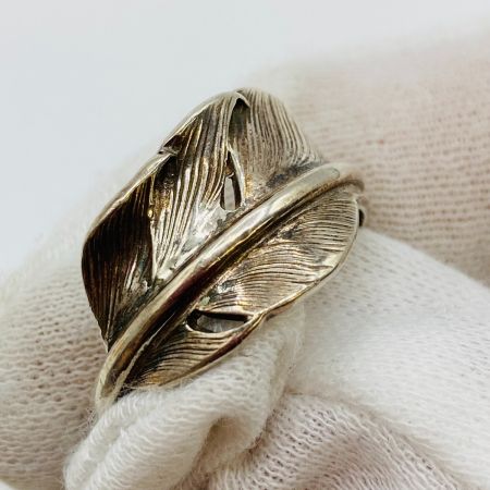  LARRY SMITH KAZEKIRI FEATHER PINKIE RING フェザーリング 9号 箱付