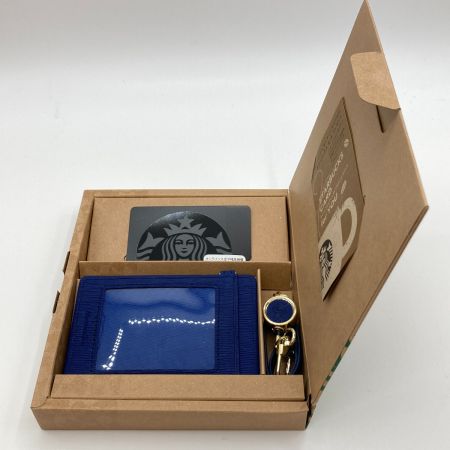  STARBUCKS スターバックス カード 2015年 カード＆ IDカードホルダー PIN未削り ネイビー 898