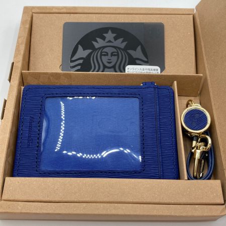  STARBUCKS スターバックス カード 2015年 カード＆ IDカードホルダー PIN未削り ネイビー 898