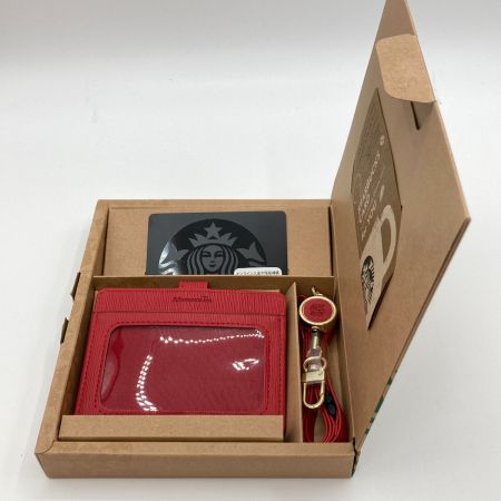  STARBUCKS スターバックス カード 2015年 カード＆ IDカードホルダー PIN未削り レッド 904