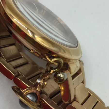  Vivienne Westwood ヴィヴィアン・ウエストウッド 腕時計　 MOTHER ORB マザーオーブ 腕時計 レディース 32mm チャーム付き VV006PBRRS