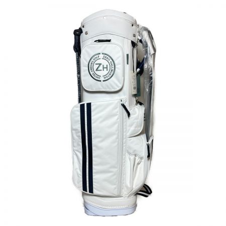  ZERO HALLIBURTON?UNITED ARROWS ZERO HALLIBURTON ZHG-CB4 ホワイト キャディバッグ 9型 6分割 2.9kg