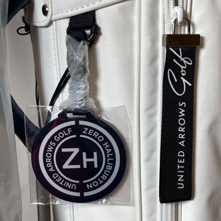  ZERO HALLIBURTON?UNITED ARROWS ZERO HALLIBURTON ZHG-CB4 ホワイト キャディバッグ 9型 6分割 2.9kg