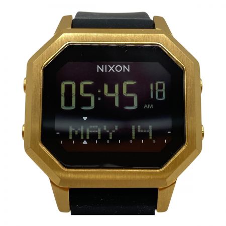  NIXON ニクソン サイレン SS クォーツ レディース 腕時計  A1211-513-00 ブラック x ゴールド