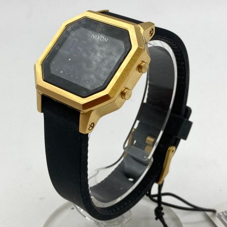  NIXON ニクソン サイレン SS クォーツ レディース 腕時計  A1211-513-00 ブラック x ゴールド