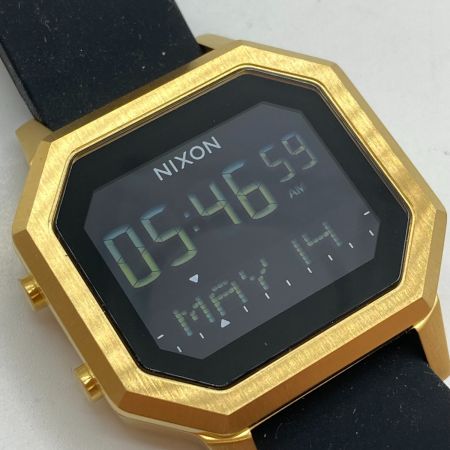  NIXON ニクソン サイレン SS クォーツ レディース 腕時計  A1211-513-00 ブラック x ゴールド