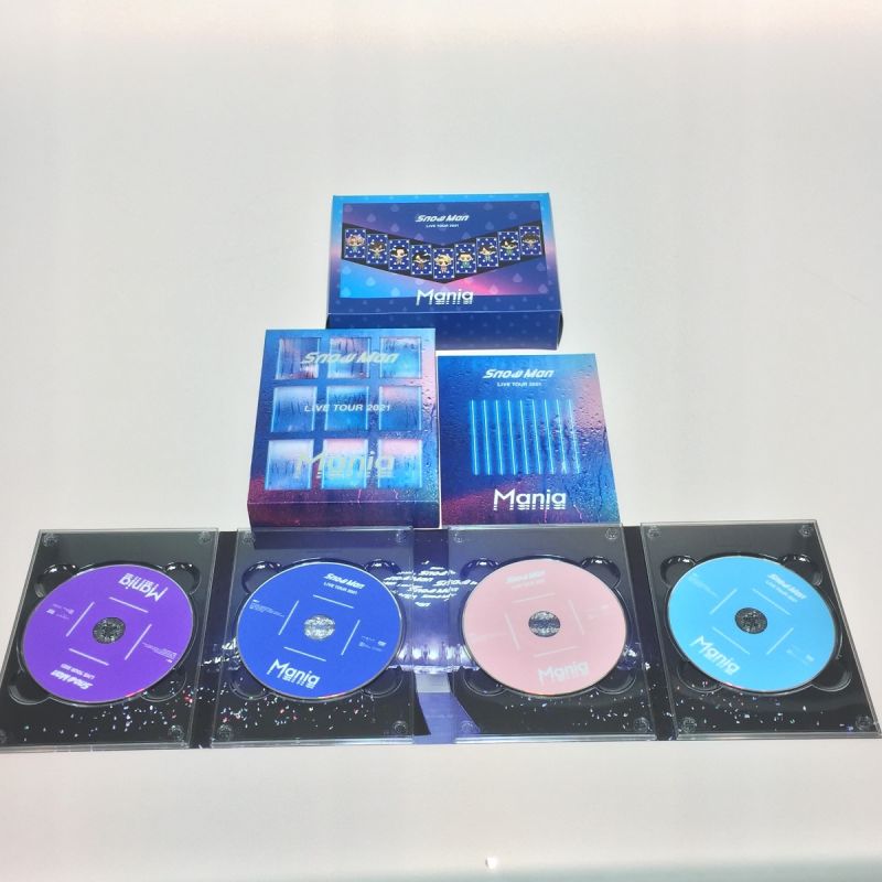 中古】 SnowMan LIVETOUR 2021 Mania 初回盤(4DVD) 特典ボックス付