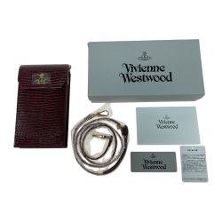 ◎◎ Vivienne Westwood ヴィヴィアン・ウエストウッド ショルダーバッグ スマホショルダー バッグ レディース LIZARD PHONE BAG 箱付 バーガンディ Aランク