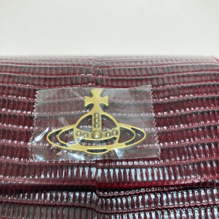  Vivienne Westwood ヴィヴィアン・ウエストウッド ショルダーバッグ スマホショルダー バッグ レディース LIZARD PHONE BAG 箱付 バーガンディ