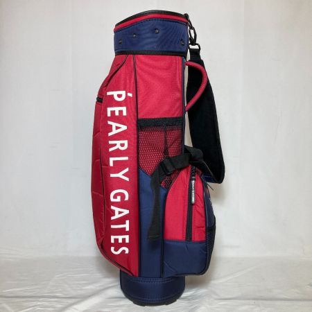  PEARLY GATES パーリーゲイツ キャディバッグ 2.15kg 軽量 3分割 レッド