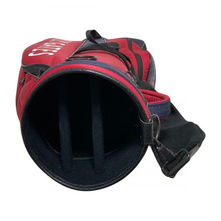  PEARLY GATES パーリーゲイツ キャディバッグ 2.15kg 軽量 3分割 レッド