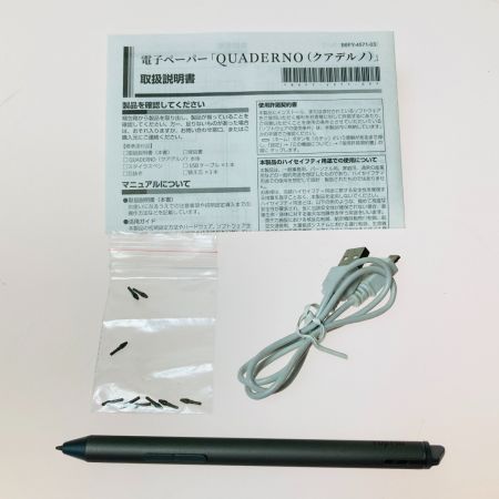  QUADERNO クアデルノ A5 電子ペーパー fmvdpp04 スタイラスペン固定部破損有