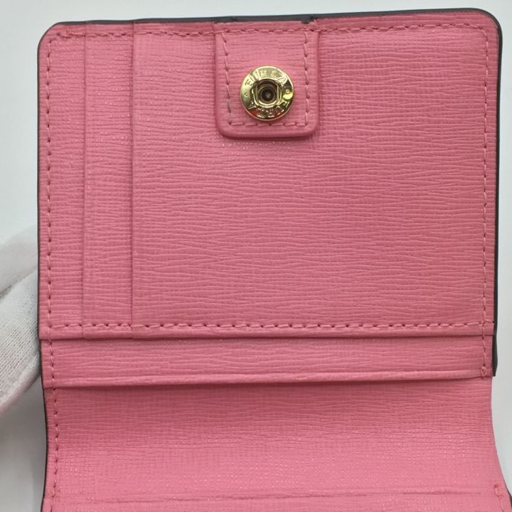 FURLA フルラ 2つ折り財布 ミニウォレット ピンク｜中古｜なんでもリサイクルビッグバン