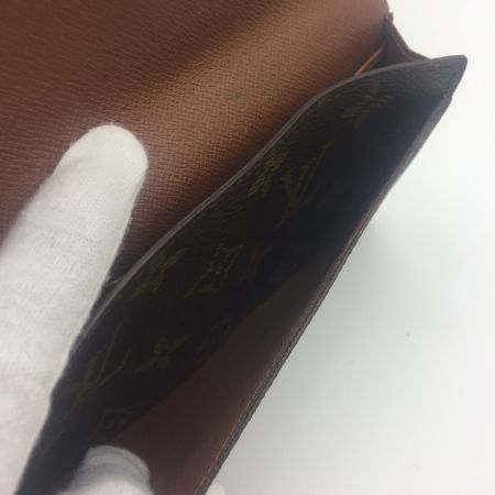  LOUIS VUITTON ルイヴィトン 長財布　モノグラム ポルトエン3カルトクレディ M61818 中古品