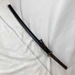 ◎◎  模造刀 新選組 三番隊組長 斎藤一 鬼神丸国重 丸十字透かし鍔 約105cm Bランク