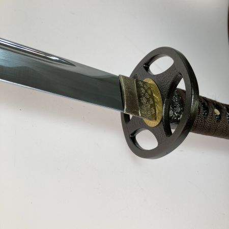   模造刀 新選組 三番隊組長 斎藤一 鬼神丸国重 丸十字透かし鍔 約105cm