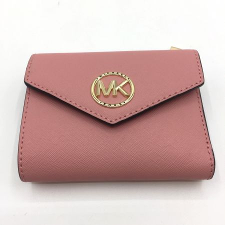  MICHAEL KORS マイケルコース 財布 三つ折り CARMEN トライフォールド ミディアム ウォレット   34S1GNME6L ピンク