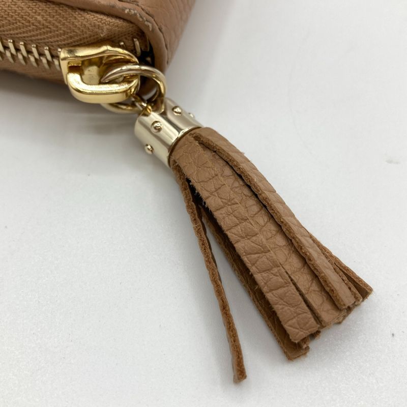 中古】 GUCCI グッチ GG ラウンドファスナー財布 レディース