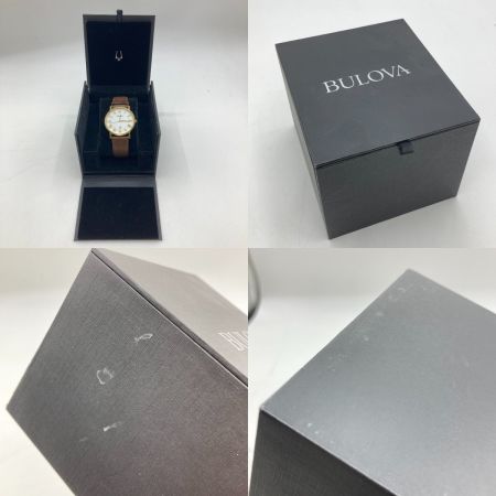 BULOVA ブローバ クォーツ メンズ  腕時計 箱付 97B183