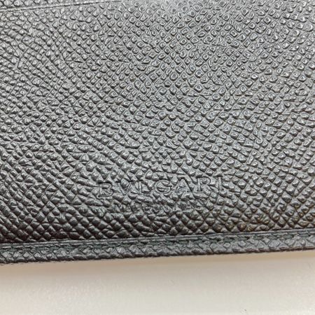  BVLGARI ブルガリ ブルガリ・ブルガリ マン 2つ折り財布 メンズ 財布 30396 ブラック x ロイヤルブルー