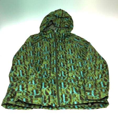  BURTON バートン ウィンター用品　スノーボードウェア上下セット　SIZE M 総柄 ズボン裏地剥がれ汚れあり