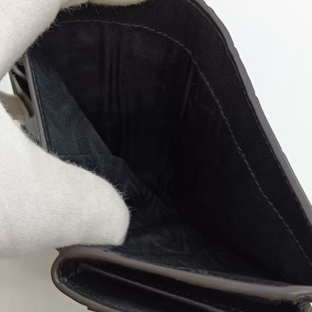  FURLA フルラ 二つ折り財布 バビロン ジップアラウンド ウォレット  クロコ型押し レディース ブラック