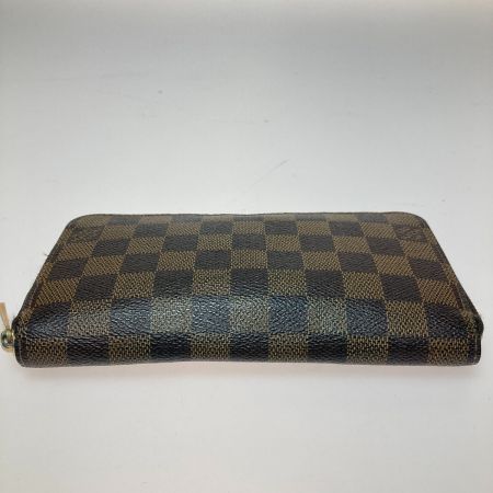  LOUIS VUITTON ルイヴィトン ダミエ ジッピーウォレット 財布 長財布 ラウンドファスナー N60015 ブラウン