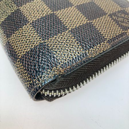  LOUIS VUITTON ルイヴィトン ダミエ ジッピーウォレット 財布 長財布 ラウンドファスナー N60015 ブラウン