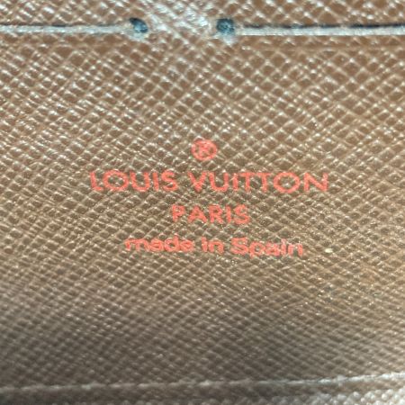  LOUIS VUITTON ルイヴィトン ダミエ ジッピーウォレット 財布 長財布 ラウンドファスナー N60015 ブラウン