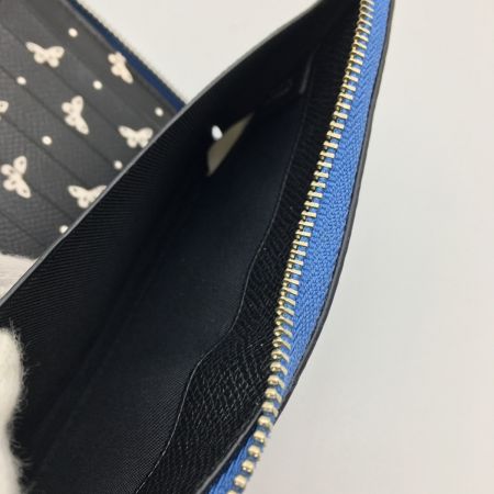 COACH コーチ ラウンドファスナー財布　 F59724 ブルー