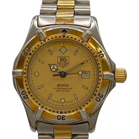  TAG HEUER タグホイヤー プロフェッショナル アナログ腕時計 クォーツ レディース 964.015 ゴールド x シルバー