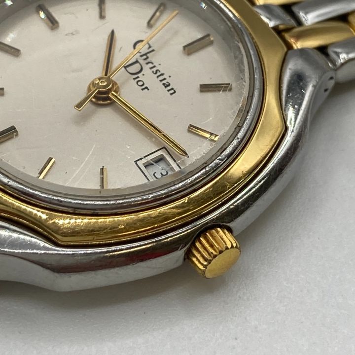 中古】 Christian Dior クリスチャンディオール 腕時計 クォーツ 