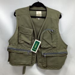 ΣΣ Foxfire フォックスファイヤー フィッシングベスト ウィンドスルーベスト 5-V06 オリーブ Lサイズ Aランク
